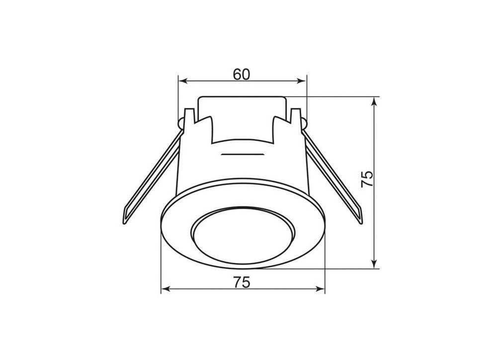 SEN86 датчик движения 230V 1200W 6m 360° белый