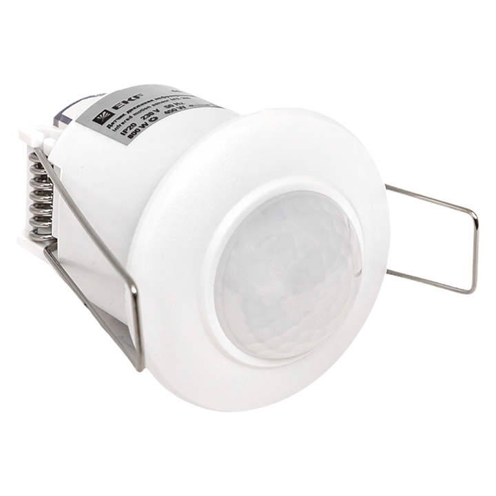 EKF PROxima ИК датчик движения встраиваемый 800Вт 360гр. до 6м IP20 dd-ms-200