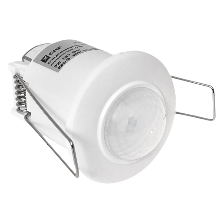 EKF PROxima ИК датчик движения встраиваемый 800Вт 360гр. до 6м IP20 dd-ms-200