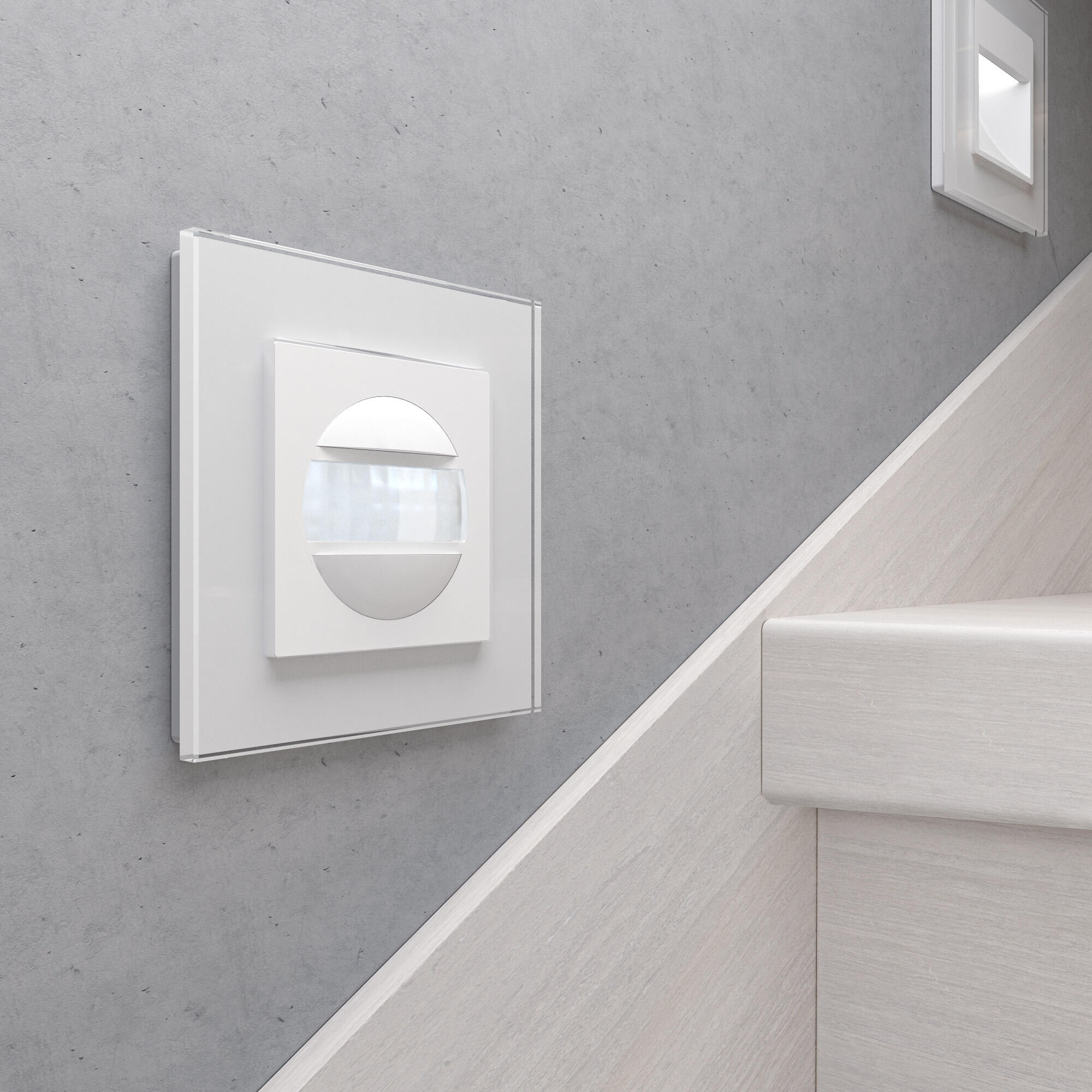 Датчик движения 500 Вт, двухпроводный (белый)