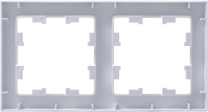 Рамка Systeme AtlasDesign, 2 поста, белая