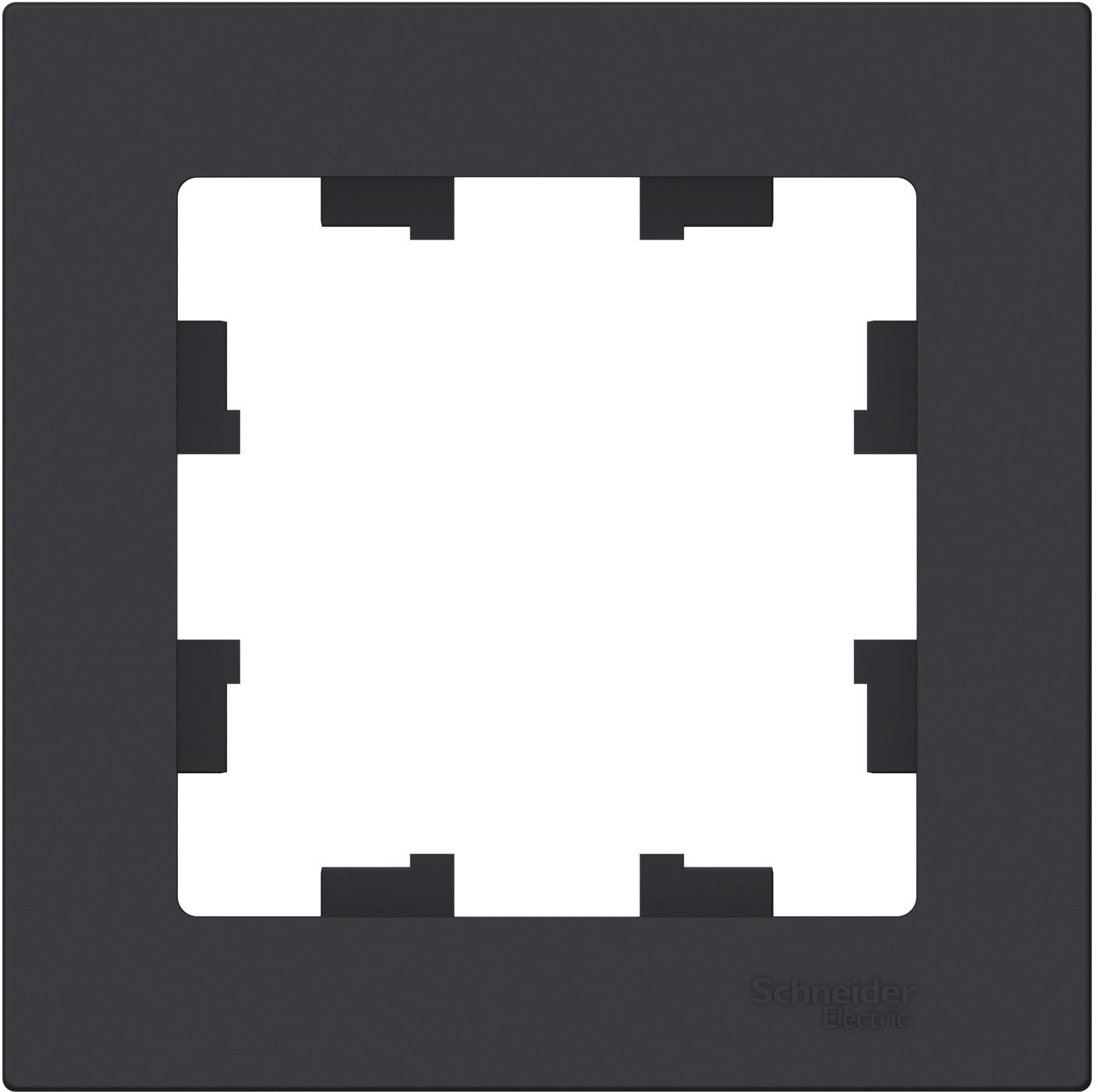 Рамка Systeme AtlasDesign, 1 пост (Карбон)