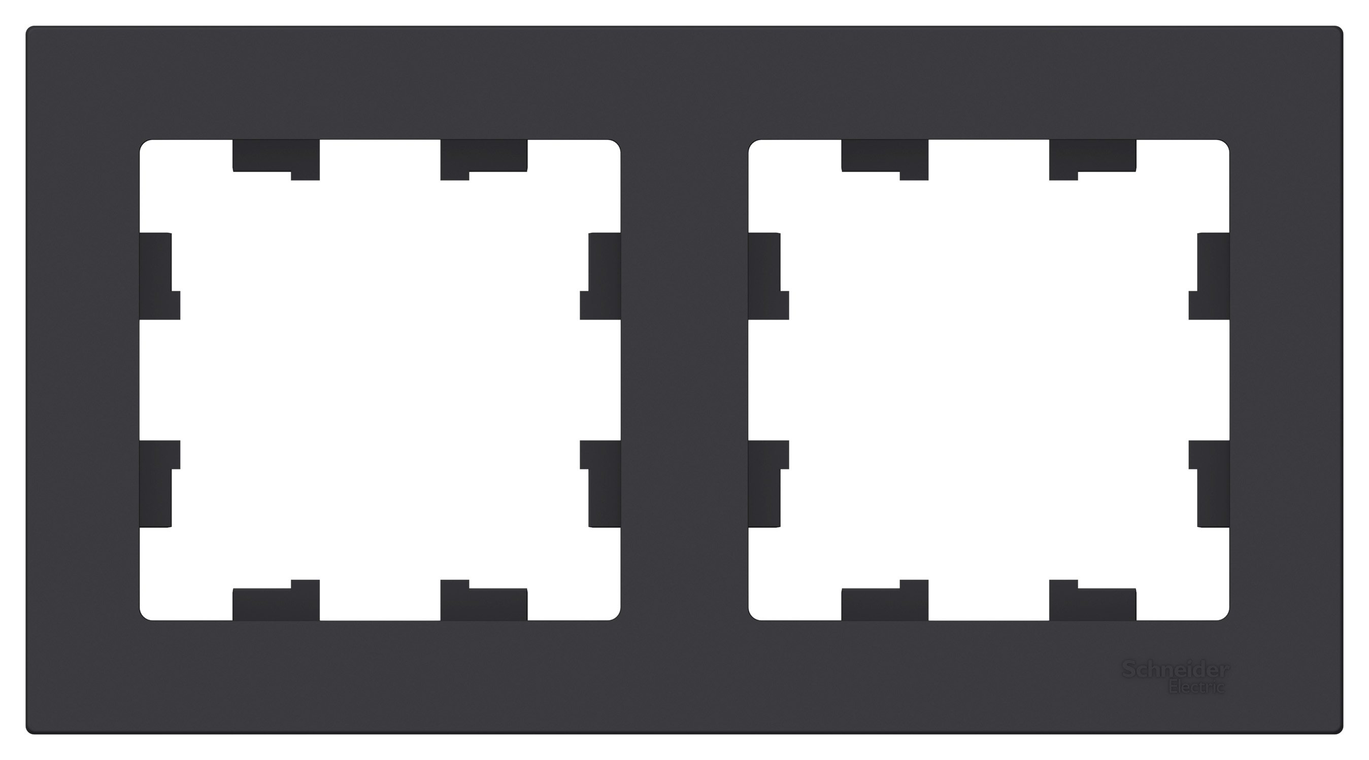 Рамка Systeme AtlasDesign, 2 поста (Карбон)