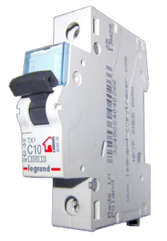 Автоматический выключатель Legrand TX3 - 1P - 10A - C - 6kA - 1M