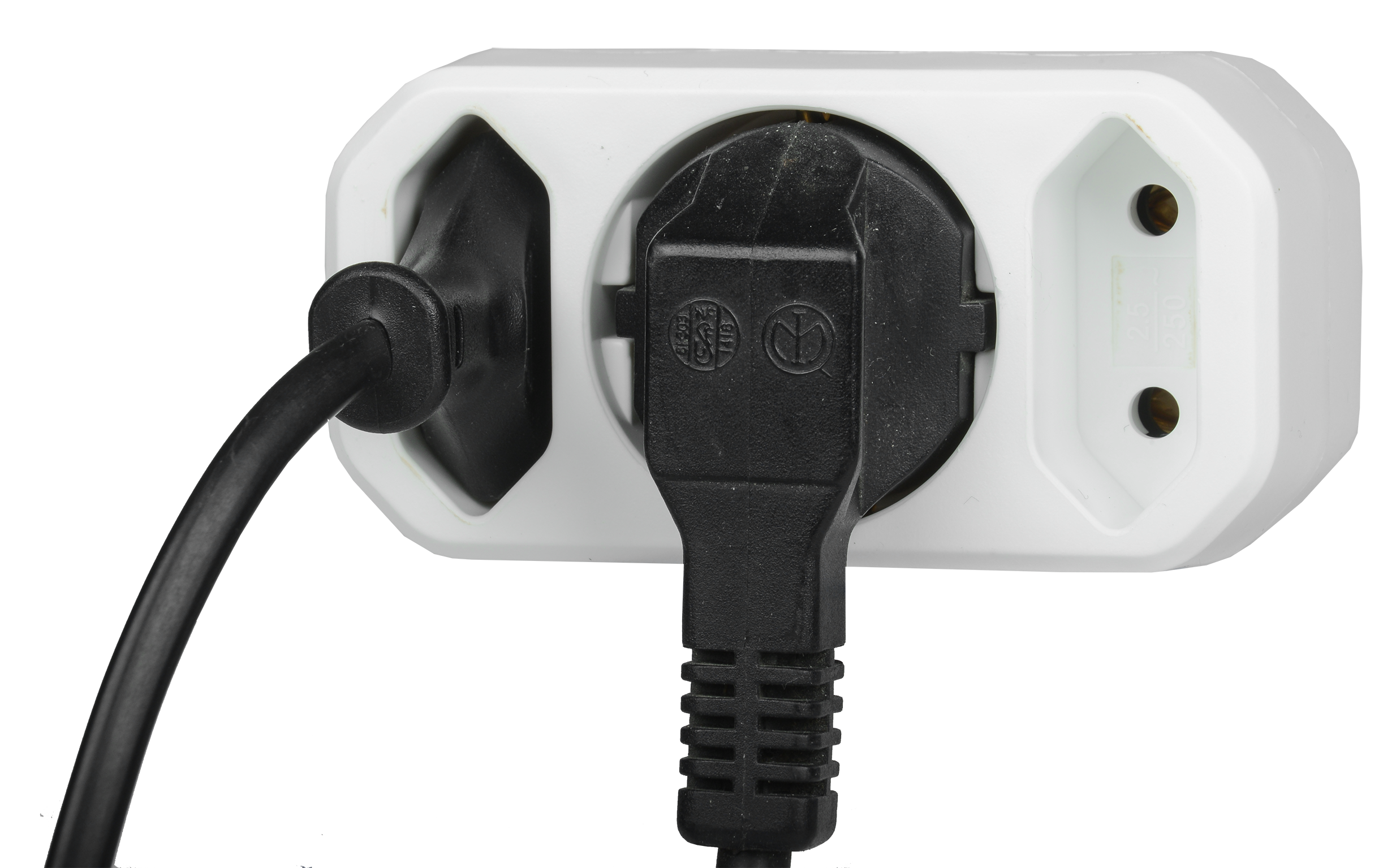 Шнур УШ-01РВ оранж. с вилкой и розеткой 2P+PE 3х1,0/20метров ИЭК