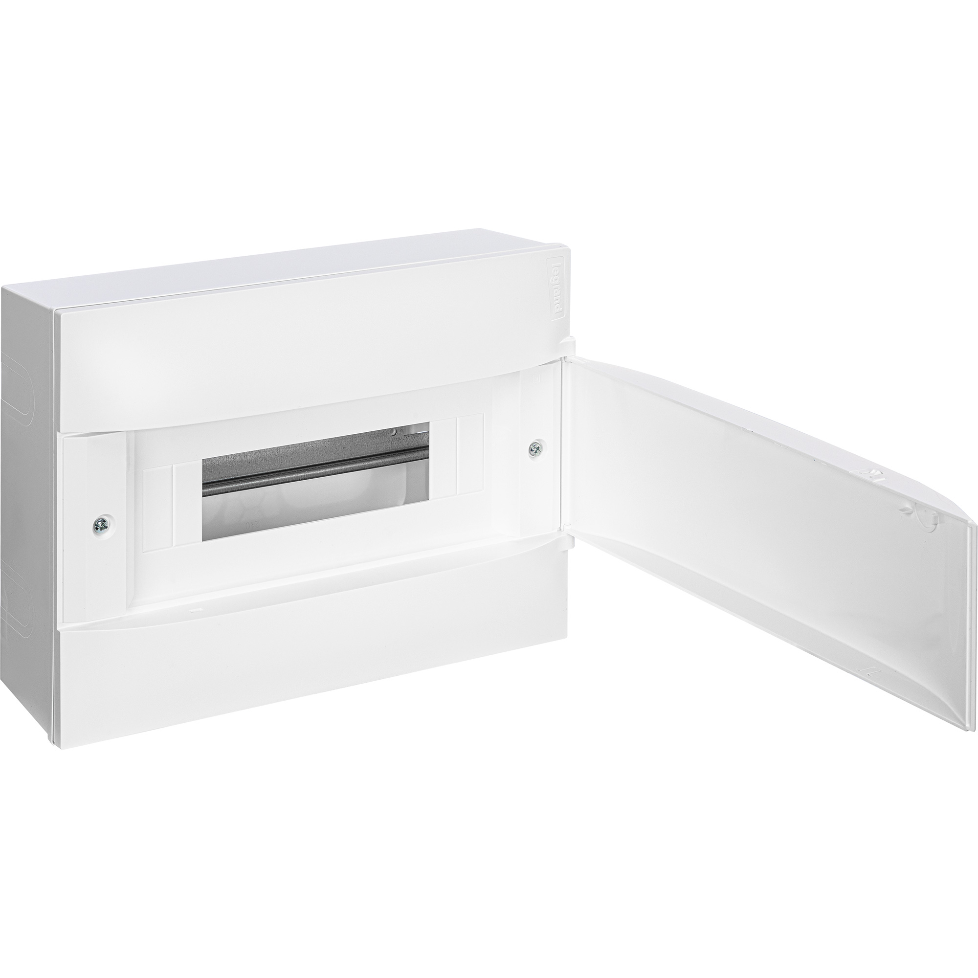 Щиток настенный с дверцей 12 модулей с DIN-рейкой IP40 белый