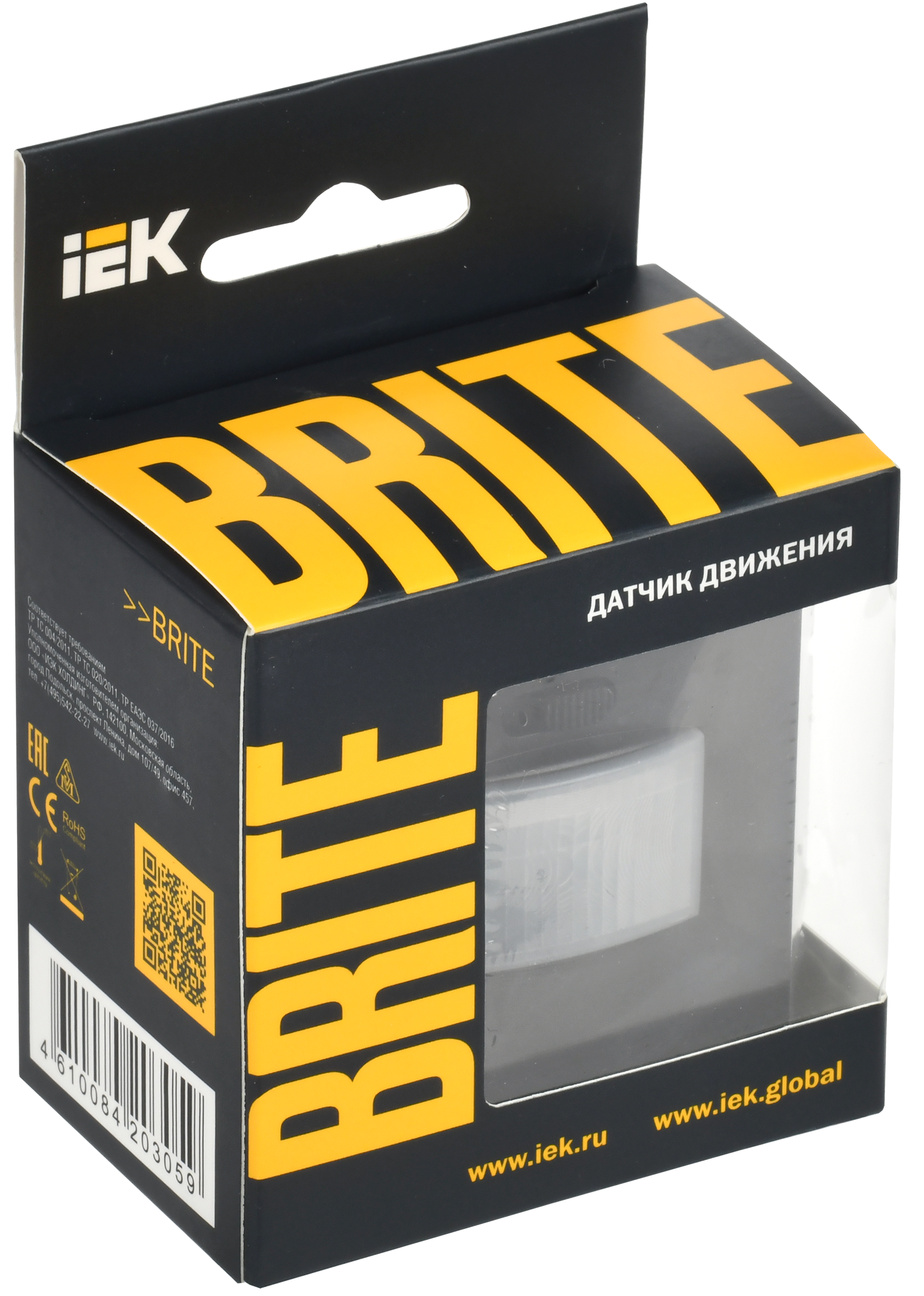 BRITE Датчик движения ДС10-1-БрЧ черн. IEK