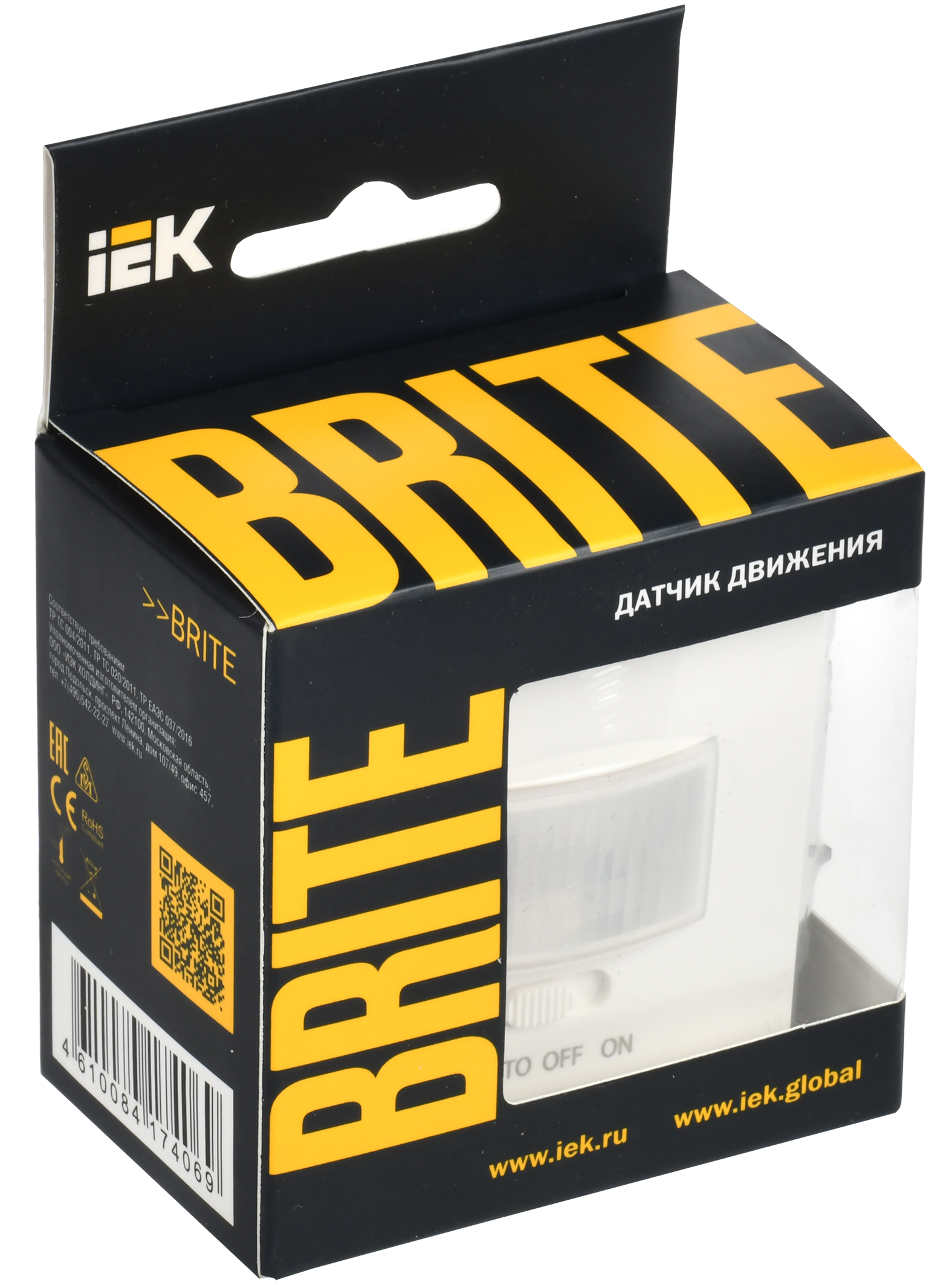 BRITE Датчик движения ДС10-1-БрБ бел. IEK