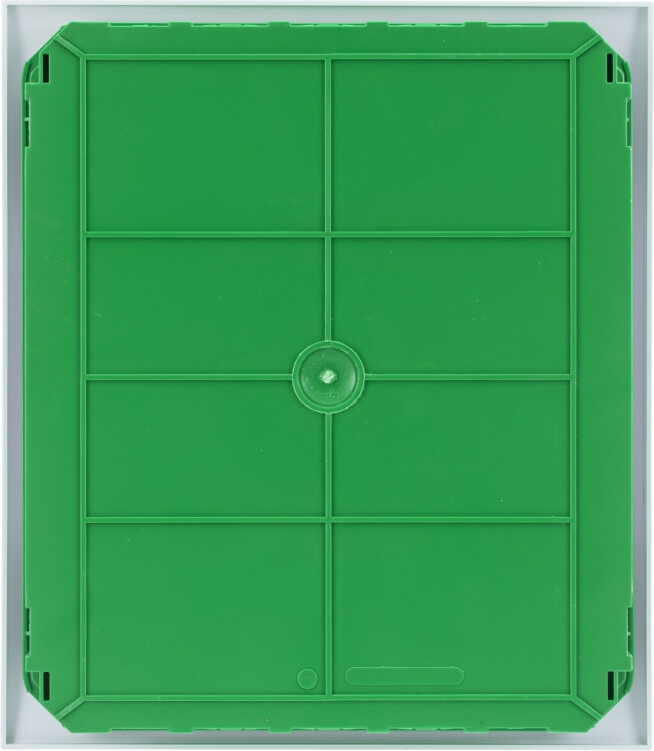 Щиток встраиваемый с дверцей 24 модуля с 2 DIN-рейками IP40 белый