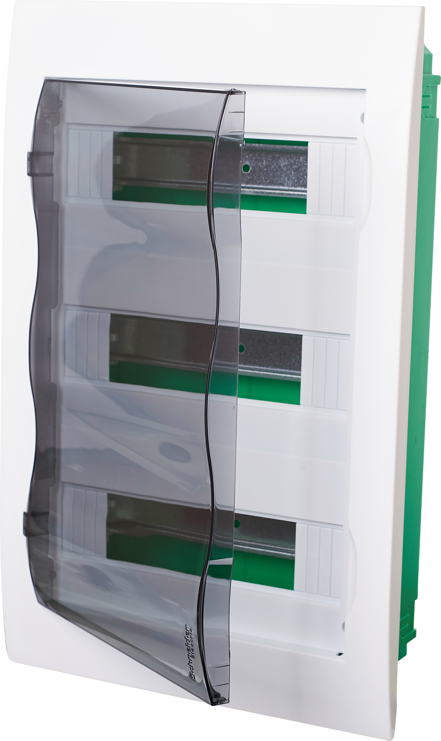 Щиток встраиваемый с дверцей 36 модулей с 3 DIN-рейками IP40 белый