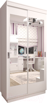 Шкаф Eligard Лагуна / ШЛ-01.2 (белый)