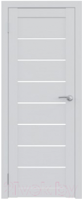 Дверь межкомнатная Юни Амати 01 70x200 (бьянко/стекло белое)