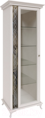 Шкаф с витриной Rinner Скарлетт М01 (бодега светлый)