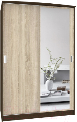 Шкаф Кортекс-мебель Лагуна ШК02-01 (венге/дуб сонома)