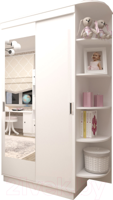 Шкаф Eligard Лагуна / ШЛ-02.П.1 (белый)