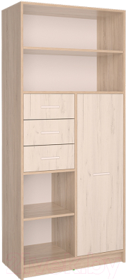Шкаф Интерлиния СК-021 (дуб сонома/дуб белый)