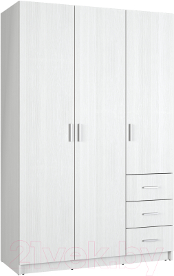 Шкаф Евва УН-03-01/B (белый)
