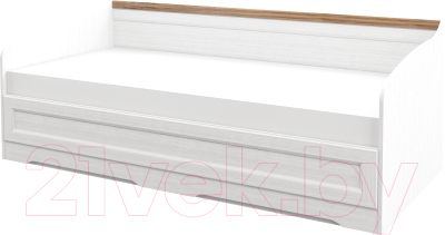 Кровать-тахта Мебель-Неман Тиволи МН-035-32 (белый структурный/дуб стирлинг)