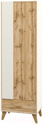 Шкаф Мебель-Неман Сканди МН-036-09 (дуб вотан/белый)