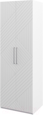 Шкаф Мебель-Неман Отис МН-039-08 П4 (белый/белый)