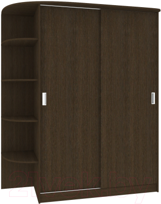 Шкаф Кортекс-мебель Лагуна ШК05-00 (венге, левая консоль)