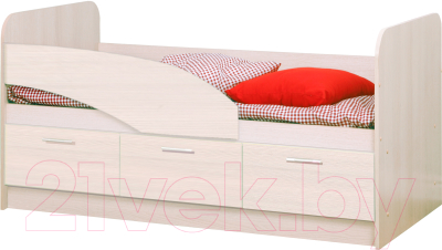Кровать-тахта Олмеко Дельфин 06.223 180 (дуб линдберг)