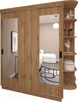 Шкаф Eligard Лагуна / ШЛ-06.П.2 (дуб натуральный)