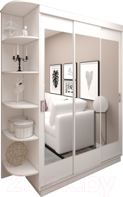 Шкаф Eligard Лагуна / ШЛ-06.Л.3 (белый)