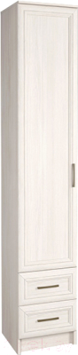 Шкаф-пенал Астрид Мебель Принцесса / ЦРК.ПРН.08 (анкор белый)