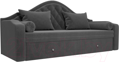 Диван Mebelico Сойер / 100577 (велюр MR, серый)
