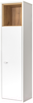 Шкаф навесной Mobi Бэль 10.63 (белый премиум/дуб золотой Craft)