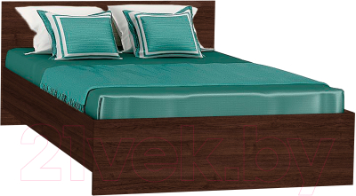 Полуторная кровать МДК КР11 120x200/700x1252x2032 (венге)