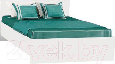 Полуторная кровать МДК КР11 120x200/700x1252x2032 (белый)