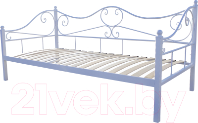 Кровать-тахта Князев Мебель Валенсия ВАЯ.120.200.С (серый муар)