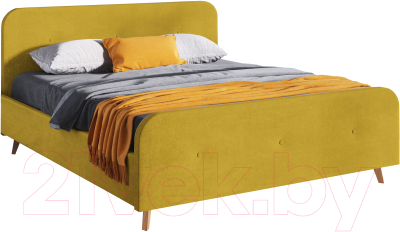 Каркас кровати Мебельград Сиерра Стандарт 120x200 (торонто горчица)