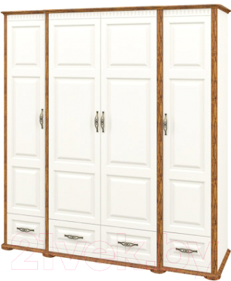 Шкаф Мебель-Неман Марсель МН-126-04 (крем/дуб кантри)