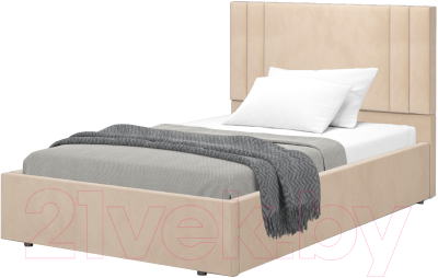 Полуторная кровать Аквилон Мирта 12 М (конфетти крем)