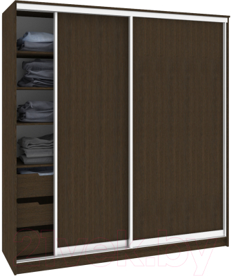 Шкаф Кортекс-мебель Сенатор ШК12 Классика ДСП (венге)