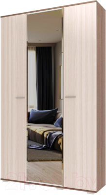 Шкаф Памир Италия ШК-1300 (ясень шимо темный/ясень шимо светлый)