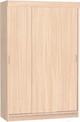 Шкаф МДК СК1 3-х створчатый 2020x1300x520 (дуб млечный)