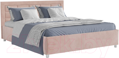 Полуторная кровать Mebel-Ars Версаль 140 (кордрой бежевый)