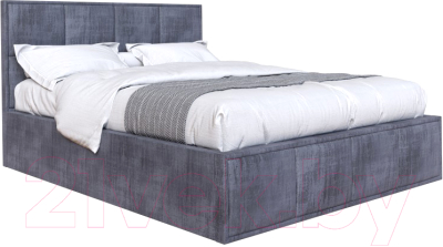 Каркас кровати Мебельград Октавия Стандарт 140x200 (джаз серый)