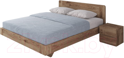 Каркас кровати Drewood Пиастр 140x200 / ПИ.002.500.000.00 (кастел браун)