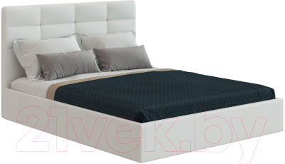 Каркас кровати НК Мебель Соната 140x200 / 72305110 (белый кожзам)