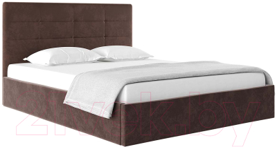 Каркас кровати НК Мебель Соната 140x200 / 72305119 (велюр шоколад)