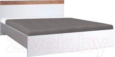 Полуторная кровать Олмеко Лего Нью 1.4 (дуб золото/белый)