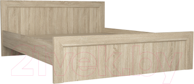 Двуспальная кровать Евва Турин ТР-1600мп/S (дуб сонома)