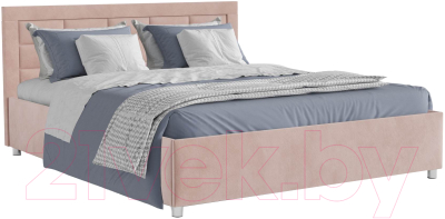 Двуспальная кровать Mebel-Ars Версаль 160 (кордрой бежевый)