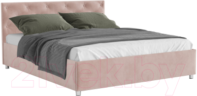 Двуспальная кровать Mebel-Ars Классик 160 (кордрой бежевый)