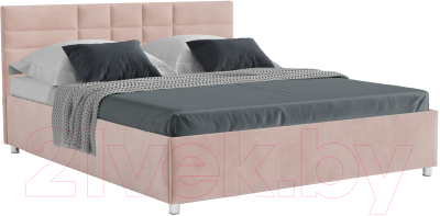 Двуспальная кровать Mebel-Ars Нью-Йорк 160 (кордрой бежевый)